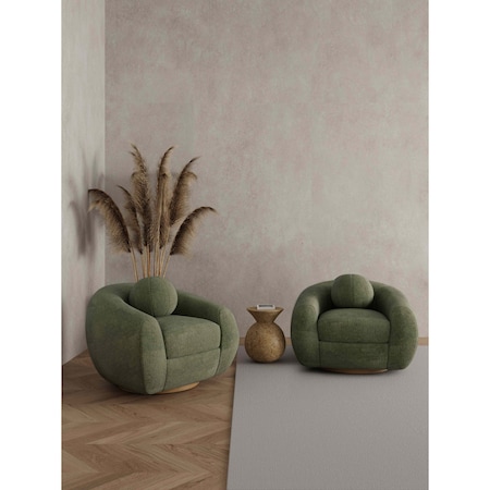 Manhattan Comfort Tribeca Accent Chairs in Olive Green, 2PK 2-AC016-OG